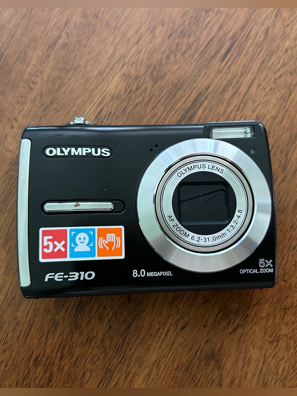Olympus Compact Digital Camera in Black and Silver